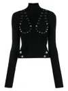 Off-white Off White Mockneck With Studs
