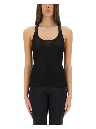 OFF-WHITE WOMEN'S VISCOSE TOP WITH LOGO