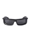 Off-white Women's Volcanite 62mm Rectangle Sunglasses In Black
