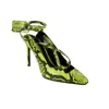 Off-white Women's 'warped' Heels - Multicolored In Green