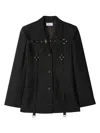 Off-white Off White Cargo Jacket With Straps In Black