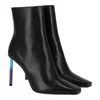 Off-white Off White Womens Black/blue Boot In Black