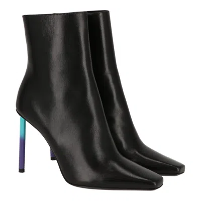 Off-white Off White Womens Black/blue Boot In Multi