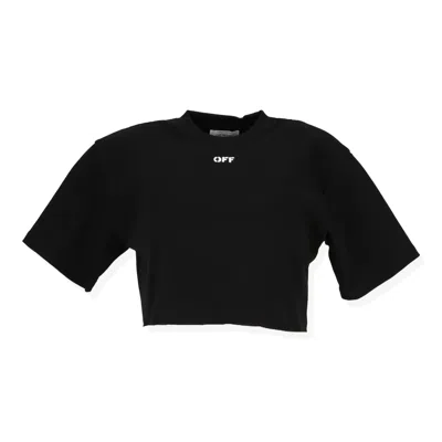 Off-white Off White Womens Black/white T-shirt