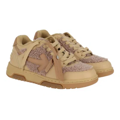 Off-white Off White Womens Camel Sneaker In Brown