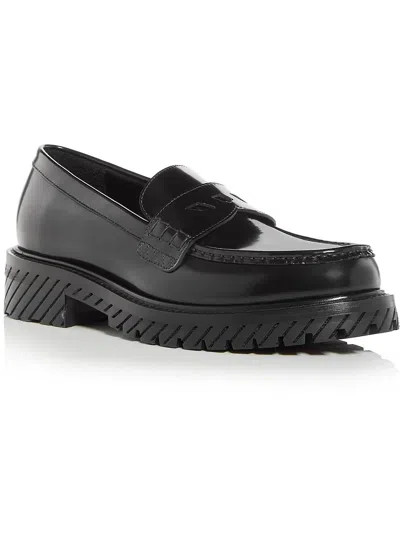 Off-white Woman Loafers Black Size 8 Leather
