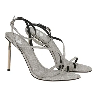 Off-white Off White Womens Silver Sandal