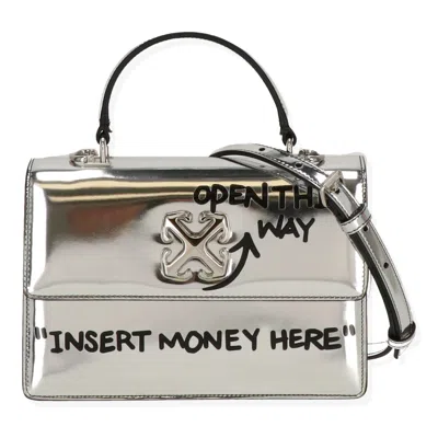 Off-white Off White Womens Silver/black Handbag