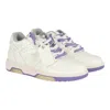 Off-white Off White Womens White/purple Sneaker In Multi