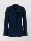 Off-white Wool Blazer With Central Back Slit