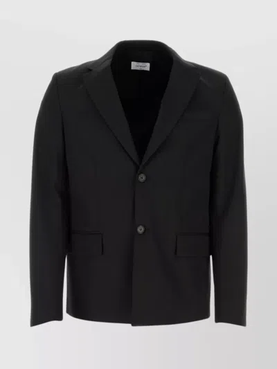 Off-white Strap Relax Black Virgin Wool Jacket