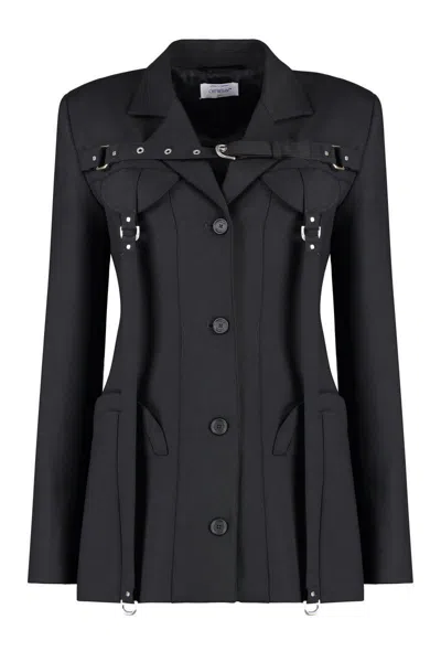 Off-white Wool Blend Blazer