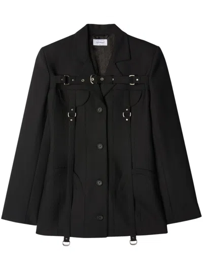 OFF-WHITE OFF-WHITE WOOL BLEND BLAZER