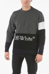Off-white Fw20 Logo Printing Sweater Men Grey