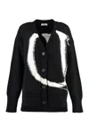 OFF-WHITE OFF-WHITE WOOL CARDIGAN