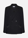 OFF-WHITE WOOL DOUBLE-BREASTED BLAZER