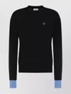 Off-white Men's Knit Wool Pullover Sweater