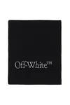 OFF-WHITE OFF-WHITE WOOL SCARF WITH LOGO EMBROIDERY MEN