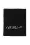 OFF-WHITE WOOL SCARF WITH LOGO EMBROIDERY