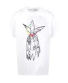 Off-white X Futura Alien Print T-shirt In White