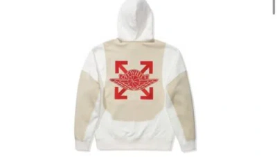 Pre-owned Off-white Off White X Jordan Graphic Men Hoodie