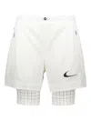 Off-white Nike X Off White Nylon Bermuda Shorts In White