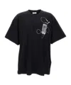 Off-white Graphic Arrow Scan T-shirt With Short Sleeves In Black