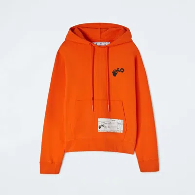 Pre-owned Off-white X Teenage Engineering Men's Hoodie Size L Orange White