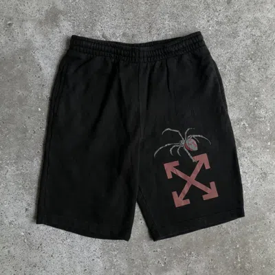 Pre-owned Off White X Virgil Abloh Off-white Anarco Spider Arrow Track Shorts