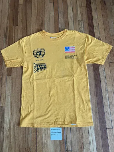 Pre-owned Off White X Virgil Abloh Off White Virgil Abloh Fools Gold 2014 Miami Pop Up T /150 In Yellow