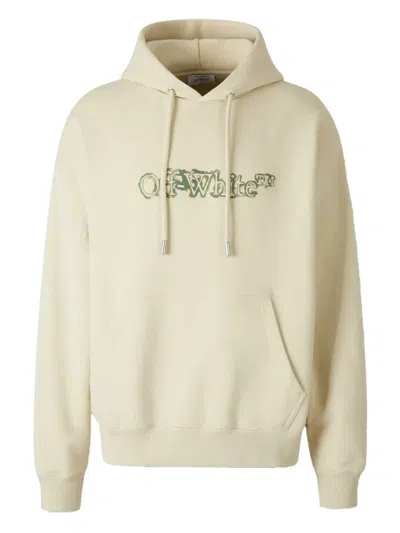 Off-white X Virgil Abloh Printed Hoodie In Neutral