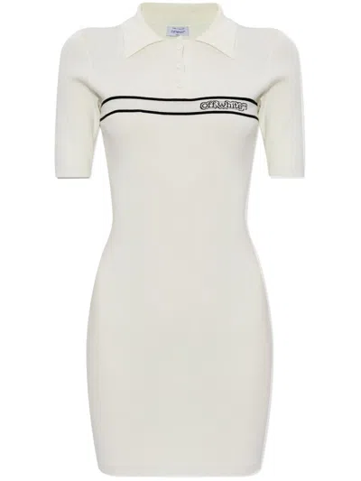 Off-white X Virgil Abloh Short Sleeve Dress In White