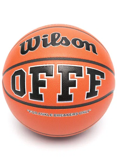 Off-white X Wilson Basketball In Orange