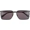 Off-white Yoder Square Sunglasses In Black