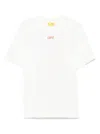 Off-white Youth White T-shirt With Maxi Print On The Back In Cotton Boy In White