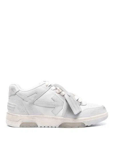 OFF-WHITE OUT OF OFFICE VINTAGE LEATHER SNEAKERS