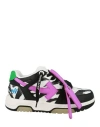 OFF-WHITE OFF-WHITE ZEBRA PRINT OUT OF OFFICE LOW-TOP SNEAKERS WOMAN SNEAKERS MULTICOLORED SIZE 6 CALFSKIN, PO