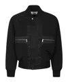 Off-white Bookish Chain Insideout Bomber Jacket In Black