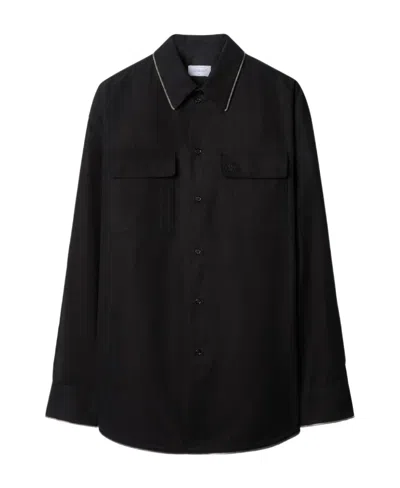 Off-white Zip-edge Cotton Shirt In Black