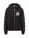 OFF-WHITE OFF-WHITE ZIP HOODIE WITH LOGO 23