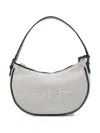 Off-white Zip Shoulder Bag In Gray