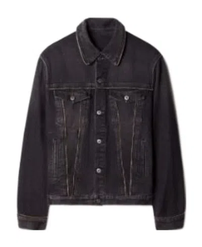OFF-WHITE OFF-WHITE ZIP SKATE LONG-SLEEVED DENIM JACKET