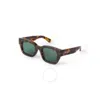 Off-white Nassau Dark Green Browline Unisex Sunglasses Oeri028 6055 51