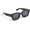 Off-white Zurich Full Smoke Square Unisex Sunglasses Oeri029 1007 51