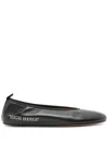 Off-white Flat Shoes In Black