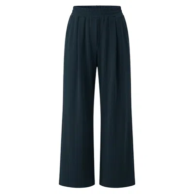 Off>grid Women's Black / Blue Vik Ink Scuba Sustainable Trouser