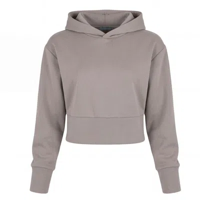 Off>grid Women's Brown / Neutrals Piran Mink Scuba Sustainable Hoodie In Gray