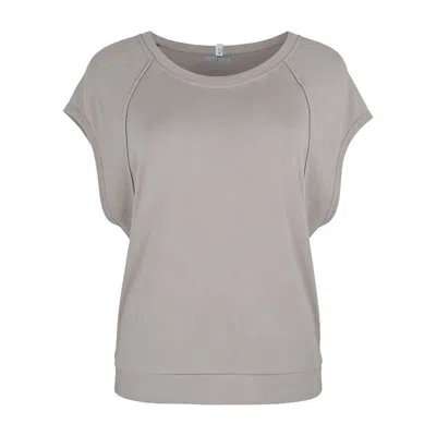 Off>grid Women's Sombrio Pale Grey Sustainable Sweatshirt In Gray