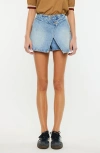 Official Kancan Usa Bailey High Rise Skort In Medium Wash