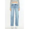 Official Kancan Usa Caitlin High Rise Wide Leg Jeans In Medium Wash